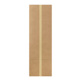 Oikiture Open Wardrobe 2 Shelves Hanging Rail Natural - Rear View
