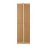 Oikiture Wardrobe Shelf Unit 3 Drawers Organizer Black