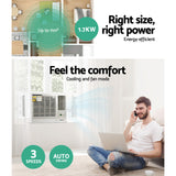 Devanti Window Air Conditioner 1.7kW - Top-Down View