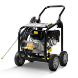 Giantz Petrol High Pressure Cleaner Washer 20M Hose Gurney - Top-Down View