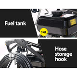 Giantz Petrol High Pressure Cleaner Washer 20M Hose Gurney - Extra Image