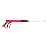 Giantz Pressure Washer Gun Short Trigger 4000PSI M22-14 1/4 Inch 5 Nozzles Red - Side View