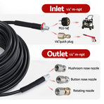 Giantz Pressure Washer Hose 30M 5800PSI Power Replacement Extension 1/4'' Quick Connect