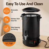 Devanti 6L Wax Melter Candle Making 1520W Melting Pot Furnace Quick Pour Spout Soy Soap - Close-Up Angle