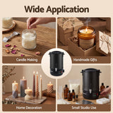 Devanti 6L Wax Melter Candle Making 1520W Melting Pot Furnace Quick Pour Spout Soy Soap - Extra Image