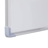 Magnetic Whiteboard 60x90cm Erase Board Marker Eraser Tray Home Office School - Side View