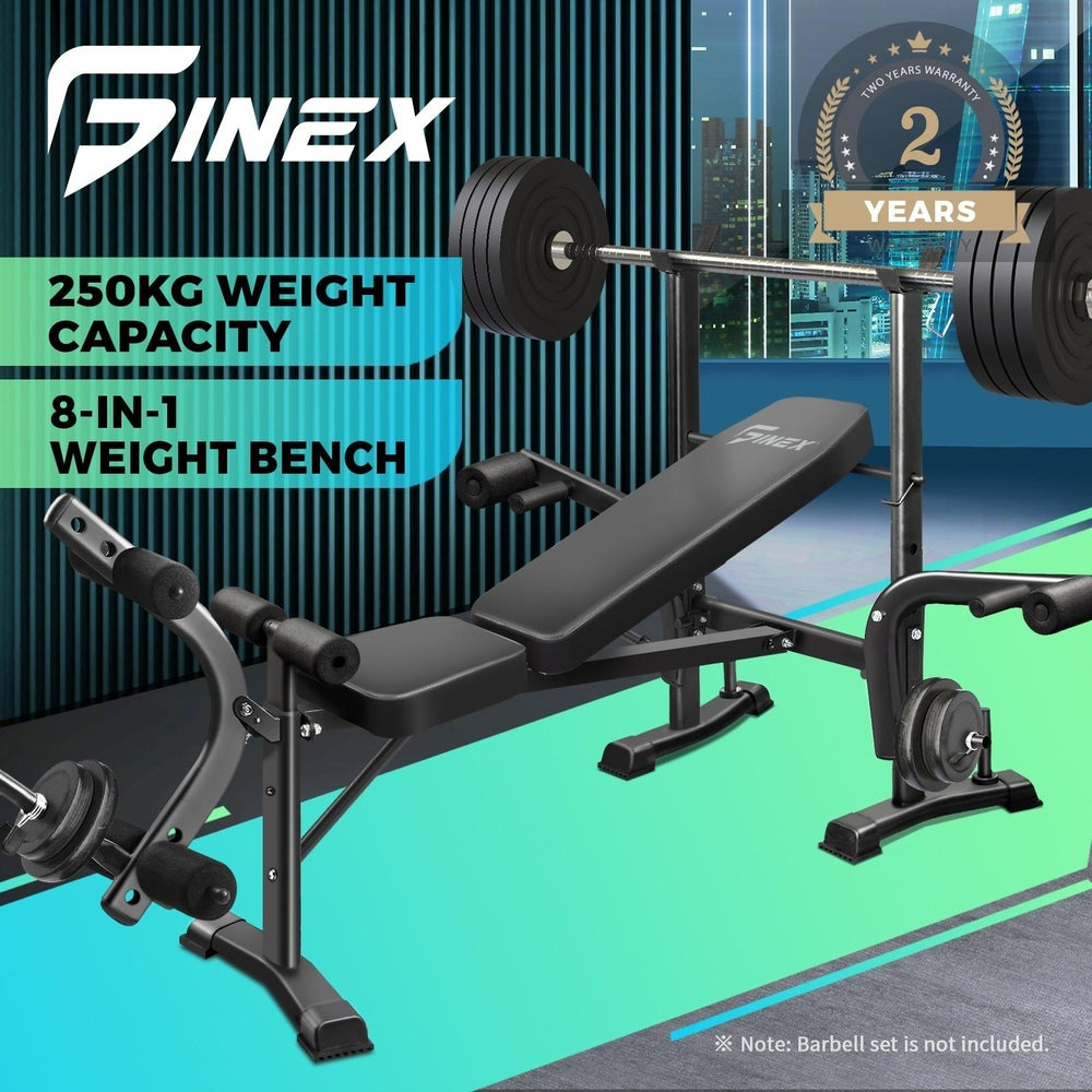 Finex Press Weight Bench 8in1 Multi-Station Fitness