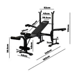 Finex Press Weight Bench 8in1 Multi-Station Fitness
