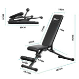 Finex FID Bench Dumbbell Weight Bench Flat Incline Decline