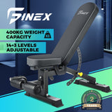 Finex FID Bench Flat Incline Decline Press - Side View