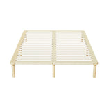 Artiss Bed Frame Double Size Wooden Base Mattress Platform Timber Pine AMBA - Side View