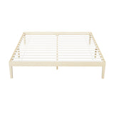 Artiss Bed Frame King Size Wooden Base Mattress Platform Timber Pine BRUNO - Side View
