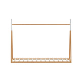 Artiss Bed Frame Wooden Kids House Single Frame Oak ENID - Side View