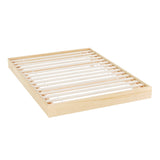 Artiss Bed Frame Queen Size Floating Wooden Mattress Base Platform Timber ODIN - Close-Up Angle