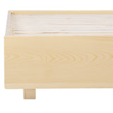 Artiss Bed Frame Queen Size Floating Wooden Mattress Base Platform Timber ODIN