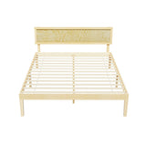 Artiss Bed Frame Queen Size Wooden Base Mattress Platform Timber Pine YUMI