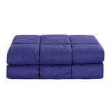 Giselle Bedding Weighted Blanket 6.8kg Kids Adults Heavy Gravity Relax Calm Blue - Side View