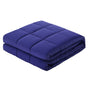 Giselle Bedding Weighted Blanket 9KG Kids Adults Heavy Gravity Relax Calm Blue