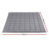 Giselle 5.5KG Weighted Blanket Adults Kid Anti Anxiety Gravity Blankets Sherpa Fleece - Front View