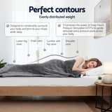 Giselle 6.8KG Weighted Blanket Adults Kid Anti Anxiety Gravity Blankets Sherpa Fleece - 45-Degree Angle