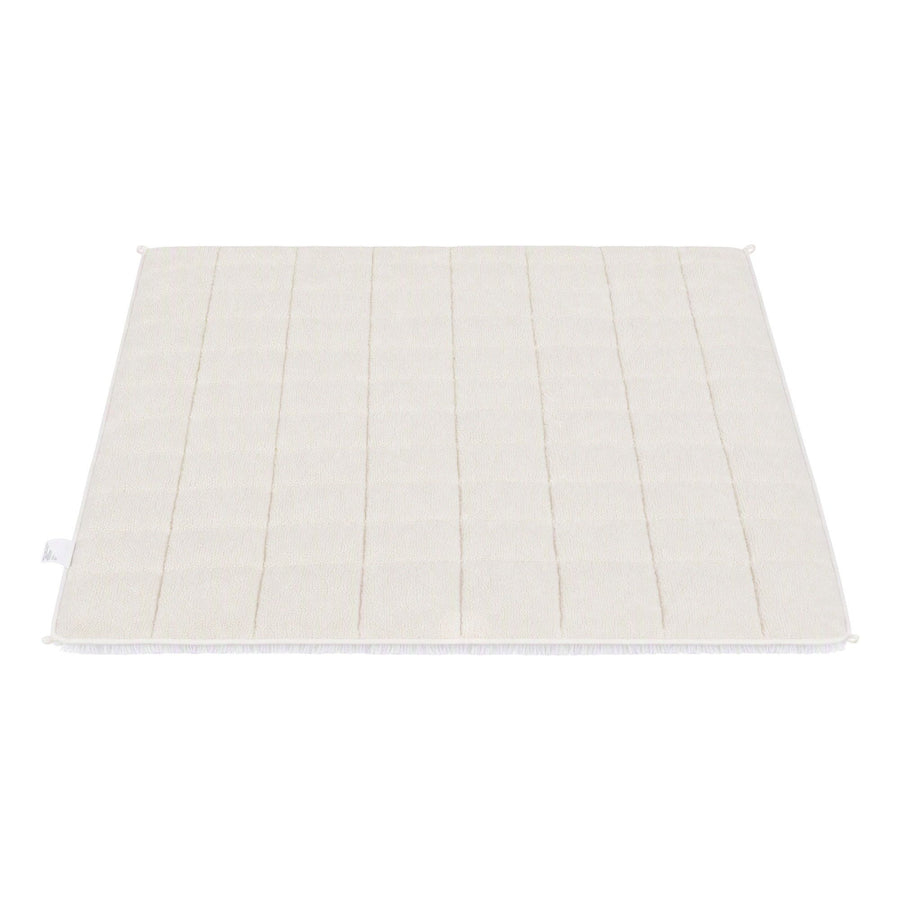 Giselle Faux Fur Weighted Blanket 2 Sided Long Pile Sherpa Reverse Cream 11KG 152 x 203cm