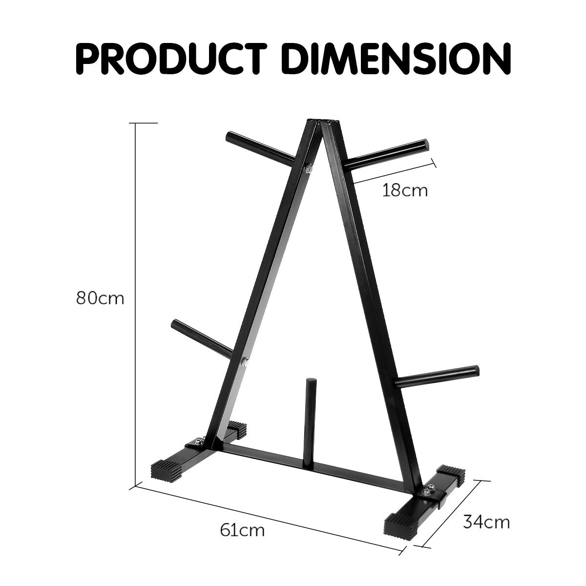 Powertrain Weight Plates Storage Rack