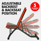 Adjustable Incline Decline Home Gym Bench - Close-Up Angle