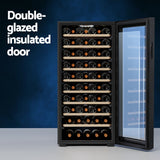 Devanti Wine Fridge Cooler 66 Bottles - Rear View