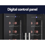 Devanti Wine Fridge Cooler Dual Zone 24 Bottles, image 5