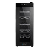 Devanti Wine Fridge Cooler 12 Bottles - Side View