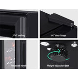 Devanti Wine Fridge Cooler 12 Bottles - Close-Up Angle
