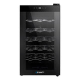 Devanti Wine Fridge Cooler 18 Bottles - Side View