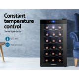 Devanti Wine Fridge Cooler 18 Bottles - Rear View