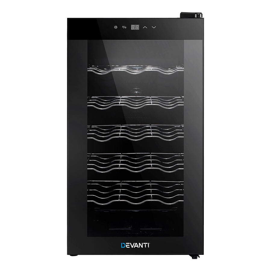 Devanti Wine Fridge Cooler 18 Bottles, image 3