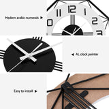 Artiss 60CM Wall Clock Octagon - Rear View