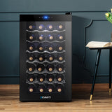 Devanti Wine Fridge Cooler 28 Bottles - Low Angle