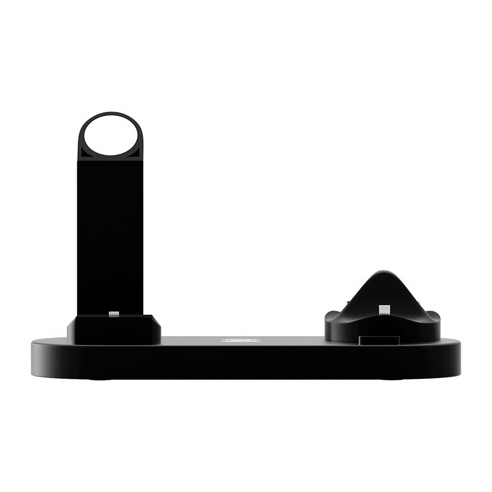 Devanti 4-in-1 Multi-Device Wireless Charging Dock Station for Phones, iWatches, and AirPods