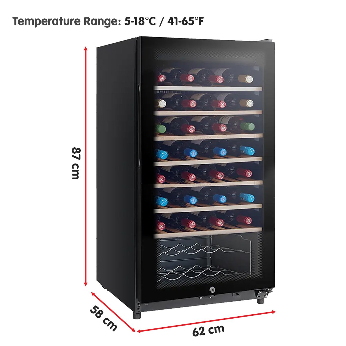 Nordic 45 Bottle Wine Fridge WC45