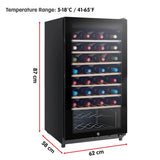 Nordic 45 Bottle Wine Fridge WC45