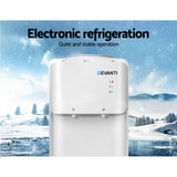 Devanti Water Cooler Dispenser Stand White - 45-Degree Angle