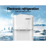 Devanti Water Cooler Dispenser Stand White - 45-Degree Angle