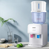 Devanti Water Cooler Dispenser Bench Top White - Rear View