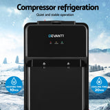 Devanti Water Cooler Dispenser Bench Top 22L Black - Rear View