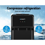 Devanti Water Cooler Dispenser Bench Top Black - Rear View