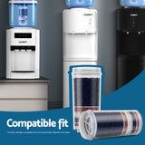 Devanti Water Cooler Dispenser 7-Stage Filter 2 Pack - Side View