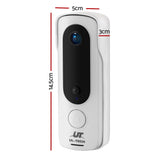 Smart Wireless Video Doorbell with HD Camera and Motion Detection - Front View