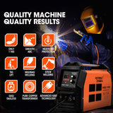ROSSI 140A MIG/MAG/MMA/ARC/TIG Multi-Purpose Welder MIG-140, Flux/Solid Wire/CO2 Or Argon Gas - Front View