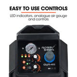 ROSSI 45A Plasma Cutter, Non-Touch Pilot ARC for Easy Cuts of Painted or Rusty Metals, DC Inverter Cutting Machine