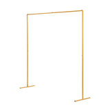 2M Backdrop Stand Wedding Background Decoration Party Flower Balloon Display Golden - Side View
