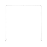 2M Backdrop Stand Wedding Background Decoration Party Flower Balloon Display White